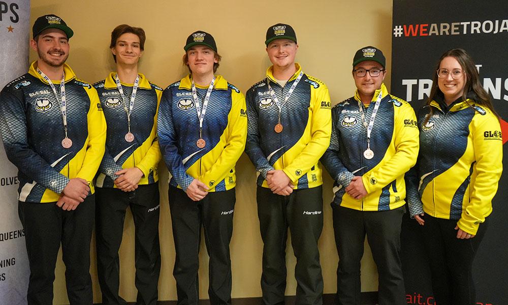 nait curling team 2023-24 acac bronze medalists
