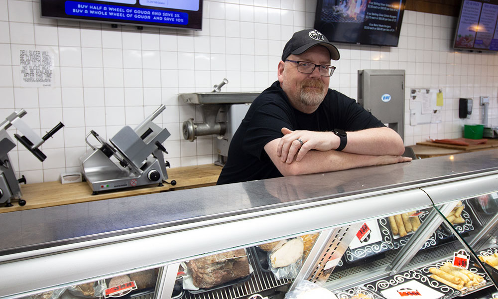 Dave van Leeuwen, nait retail meatcutting grad and owner of Ben's Meats and Deli