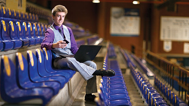Tyson Dolynny hopes to put his skills to work in another form of broadcasting - social media.