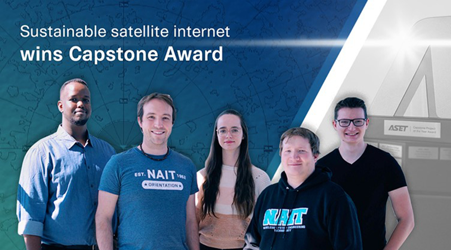 2021 ASET capstone project of the year award winners from NAIT
