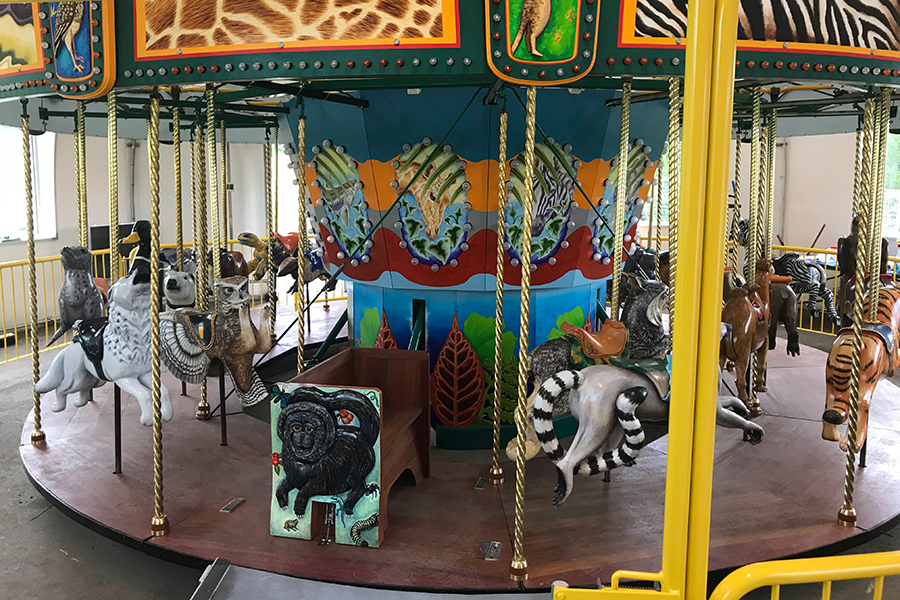 edmonton valley zoo carousel restored