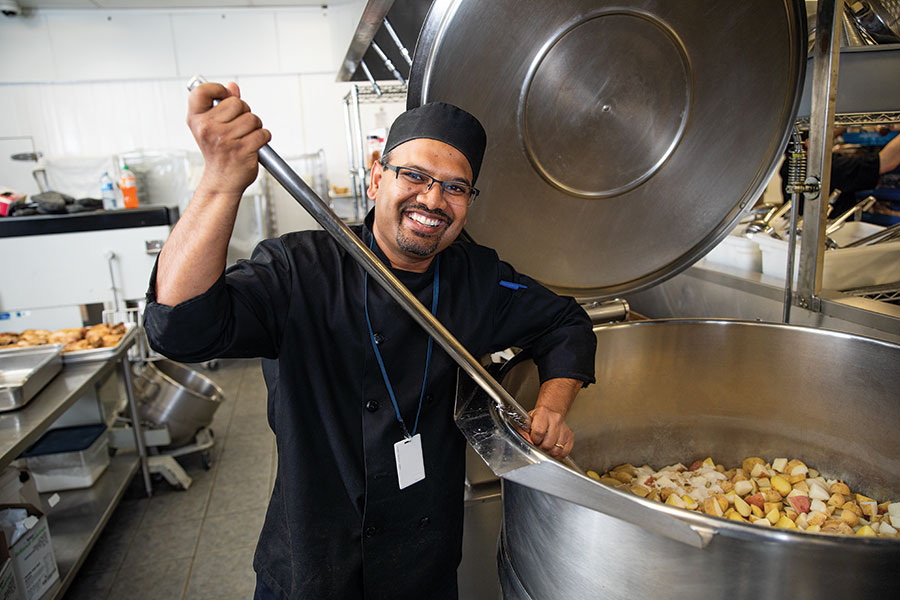 glen pereira, kitchen manager, calgary drop-in and rehab centre