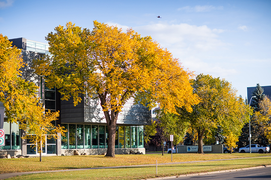 NAIT main campus in autumn