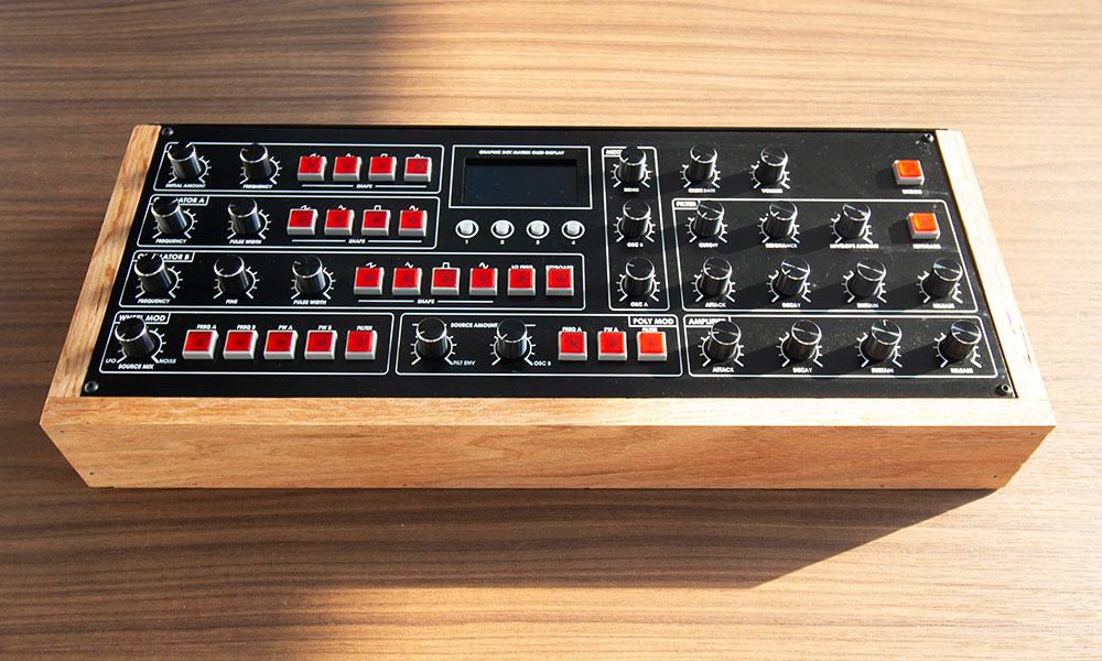 polaris synthesizer, built by nait electronics engineering technology grad Daniel Sayfullin