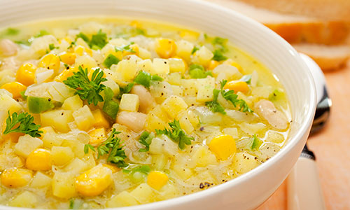 potato and corn chowder recipe