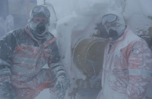 Temperatures plummet in Antarctica
