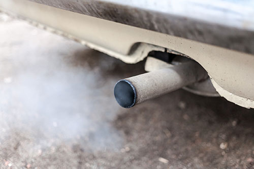 vehicle exhaust pipe air quality